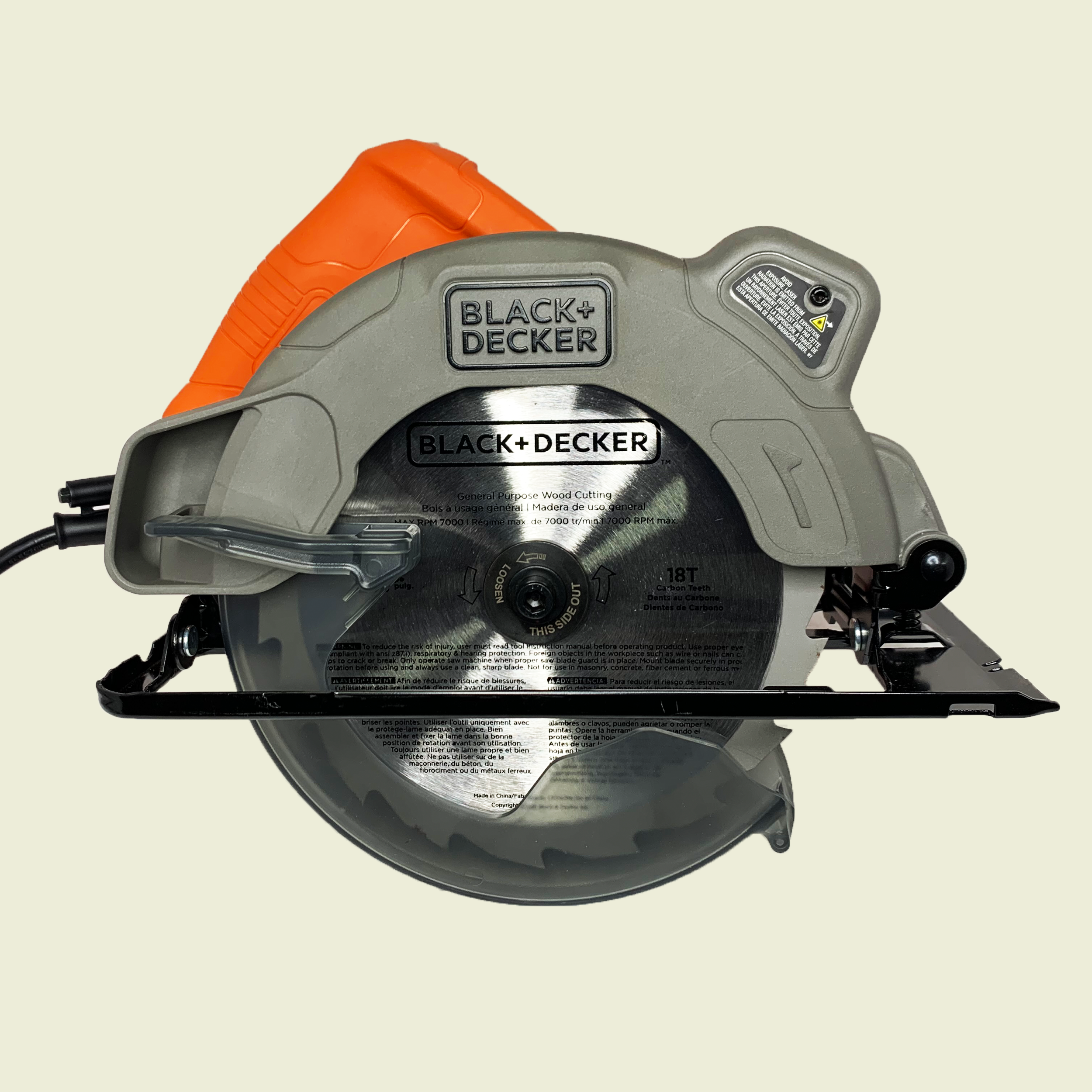 Black+Decker 13 Amp Circular Saw with Laser Trinidad