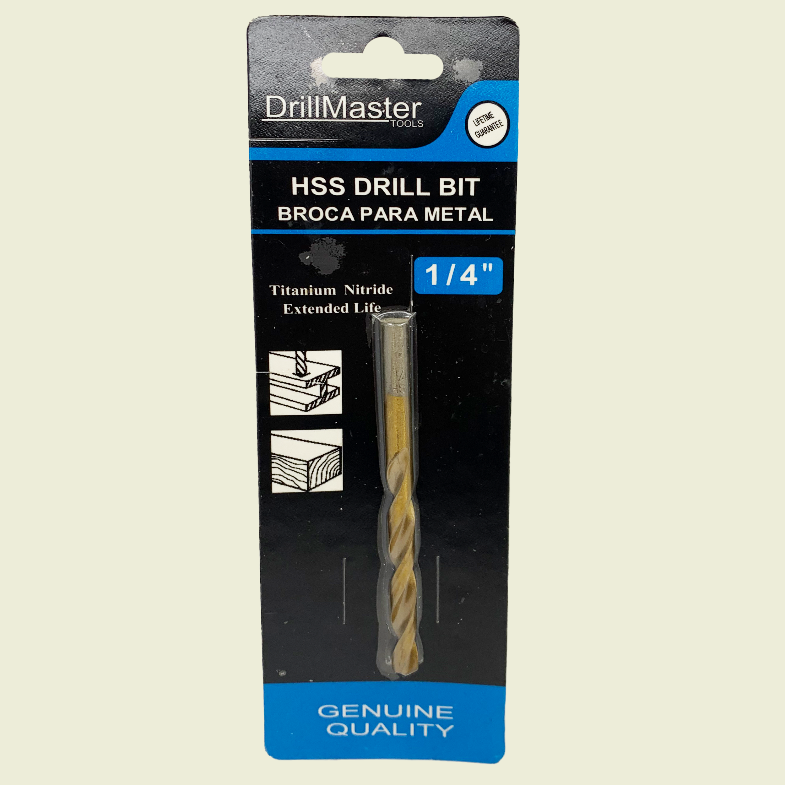 DrillMaster 1/4" HSS Drill Bit Trinidad