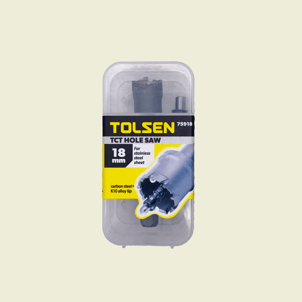 Tolsen 18mm TCT Hole Saw Trinidad