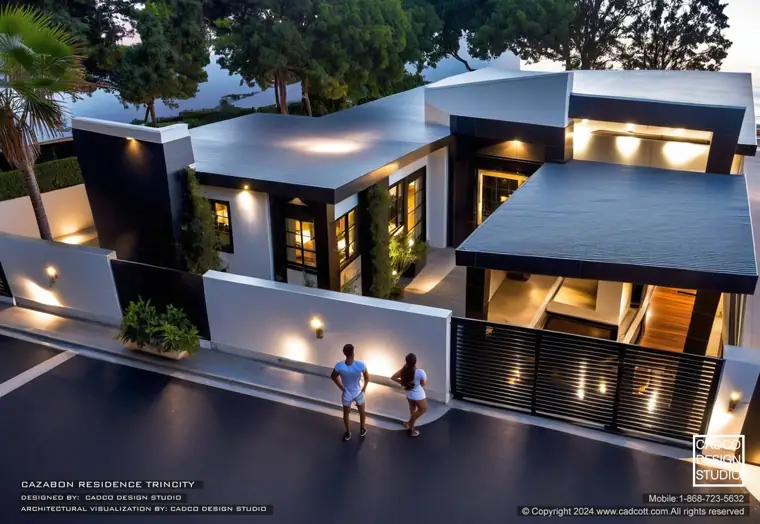 Cazabon Residence Trincity, residential project by CADCO Design Studio