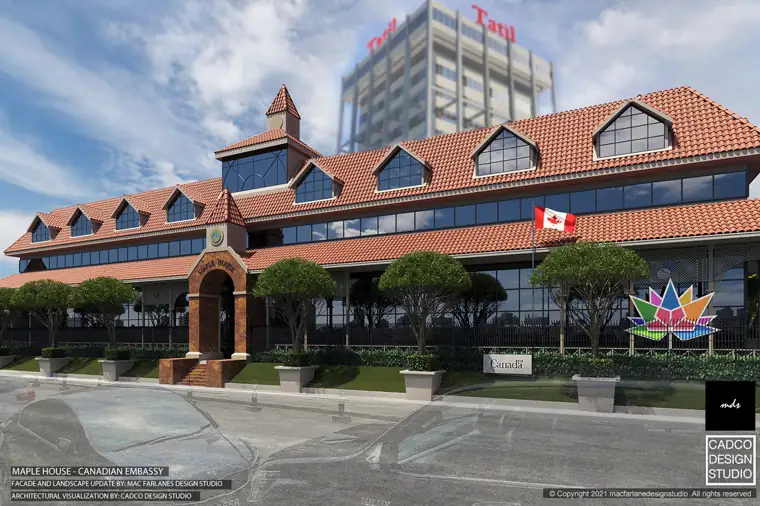 High Commission of Canada Upgrade, facilities and institutional project by CADCO Design Studio