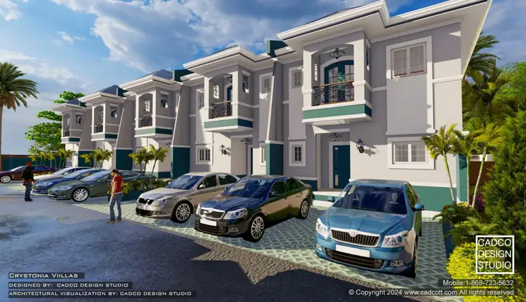 Crystonia Villas Piarco, residential project by CADCO Design Studio