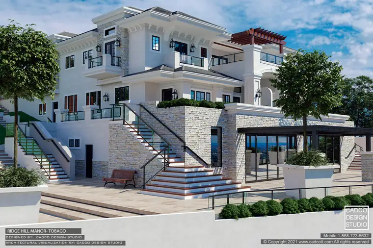 Ridge Hill Manor, Tobago, residential project by CADCO Design Studio