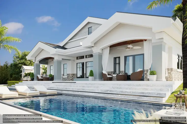 Guayaguayare Private Residence, residential project by CADCO Design Studio