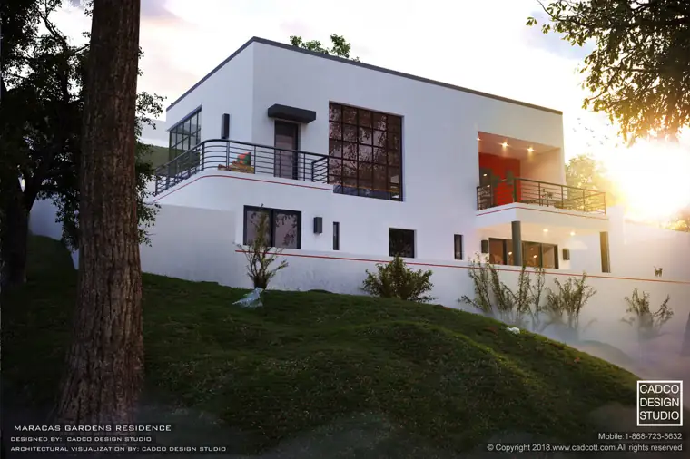 Maracas Gardens Residence 2, residential project by CADCO Design Studio