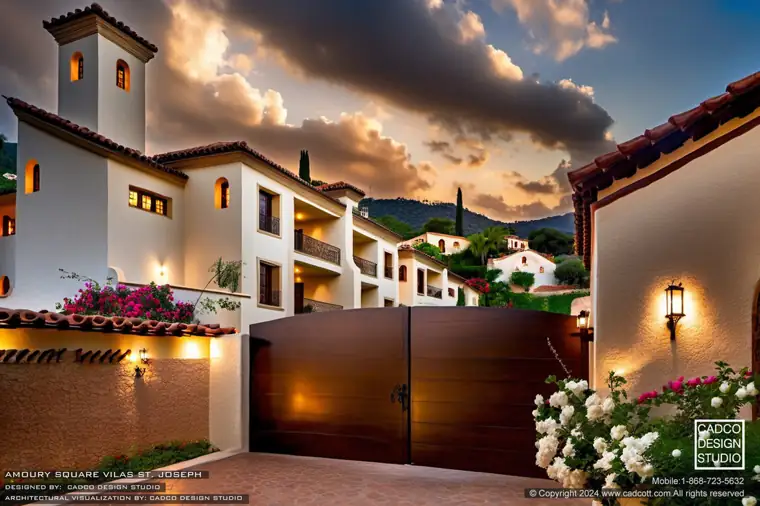Amoury Square Villas, St. Joseph, residential project by CADCO Design Studio