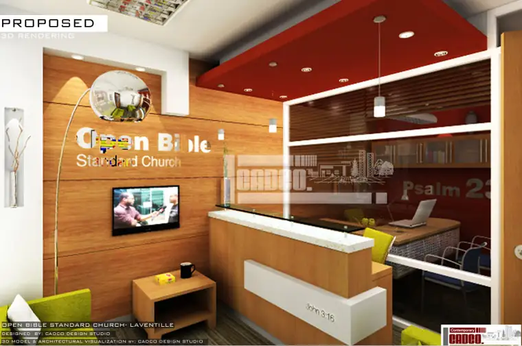 Open Bible Standard Church, facilities and institutional project by CADCO Design Studio