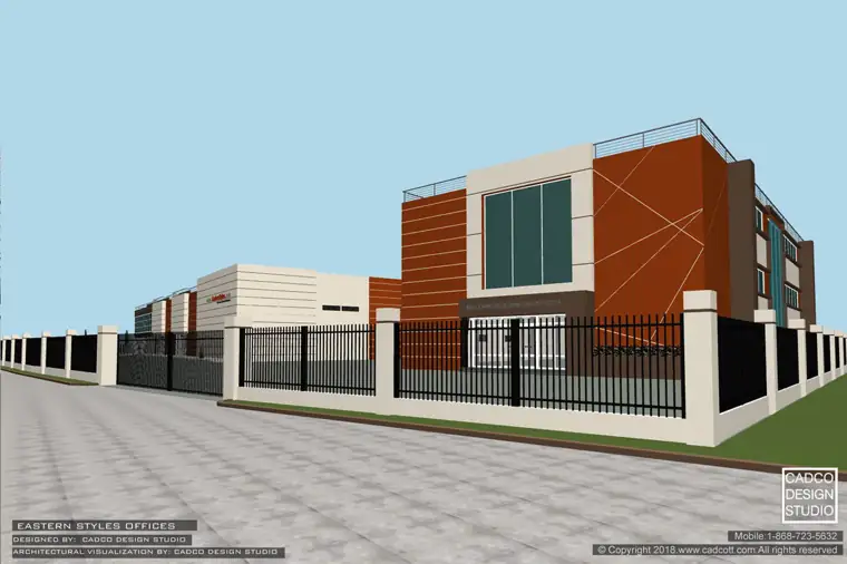 Millennium Center Trincity, commercial project by CADCO Design Studio