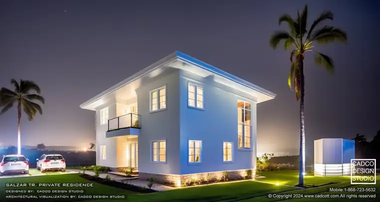 Point Fortin Dwelling, residential project by CADCO Design Studio
