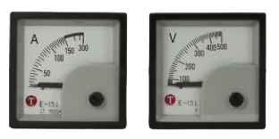 Analogue panel meters